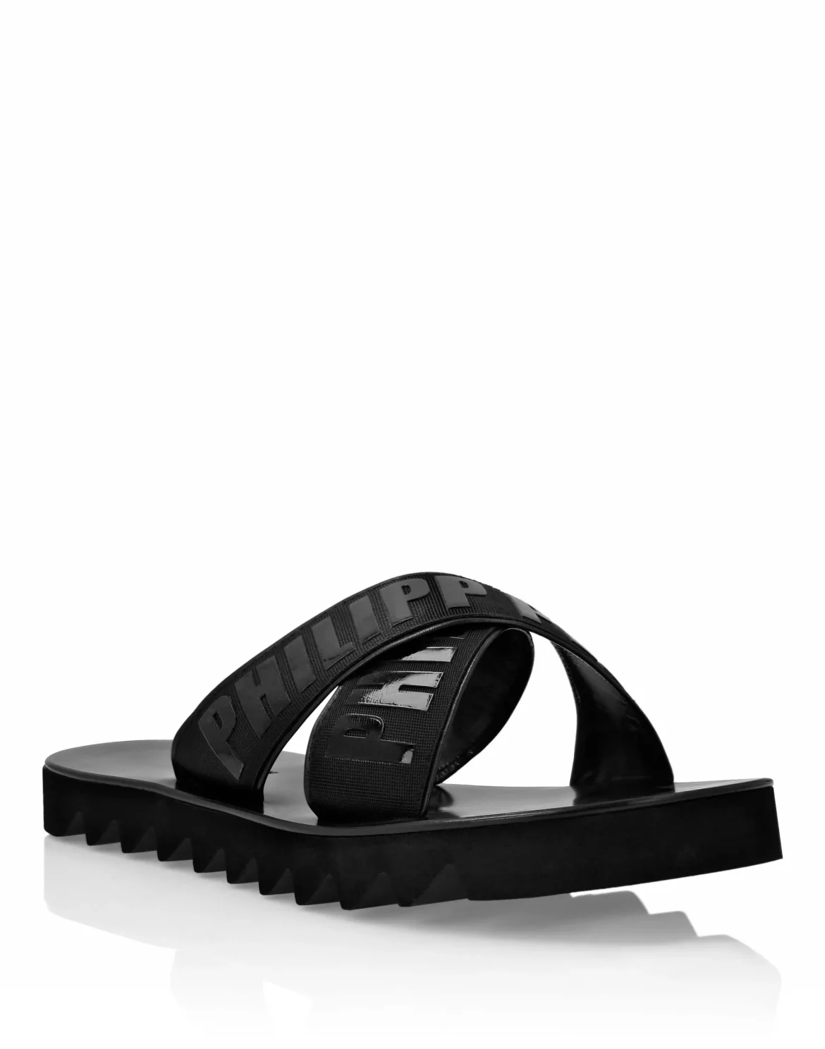 Gummy Sandals Philipp Plein TM, цвет: Черный