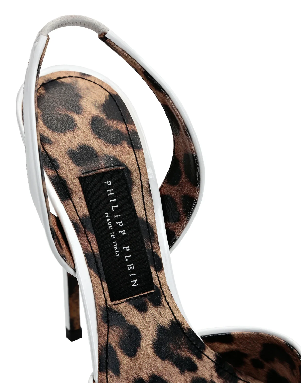 Patent Leather Decollete Hi-Heels Studs, цвет: Белый