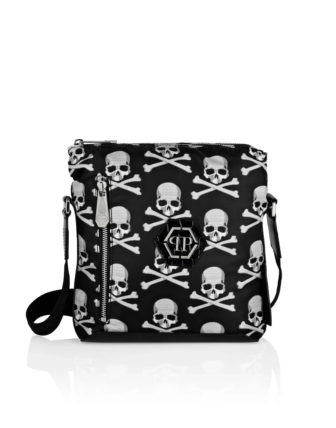 Cross body Skull&Bones, цвет: Черный