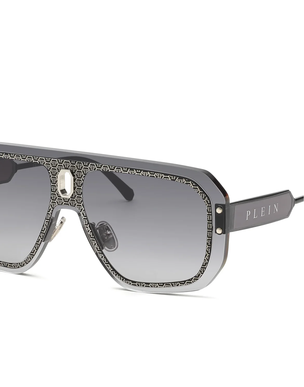 Sunglasses Oversize PLEIN ADVENTURE MASK, цвет: Серый