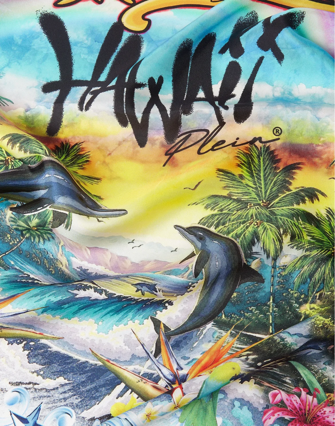Silk Foulard 90x90 Hawaii, цвет: Мультиколор