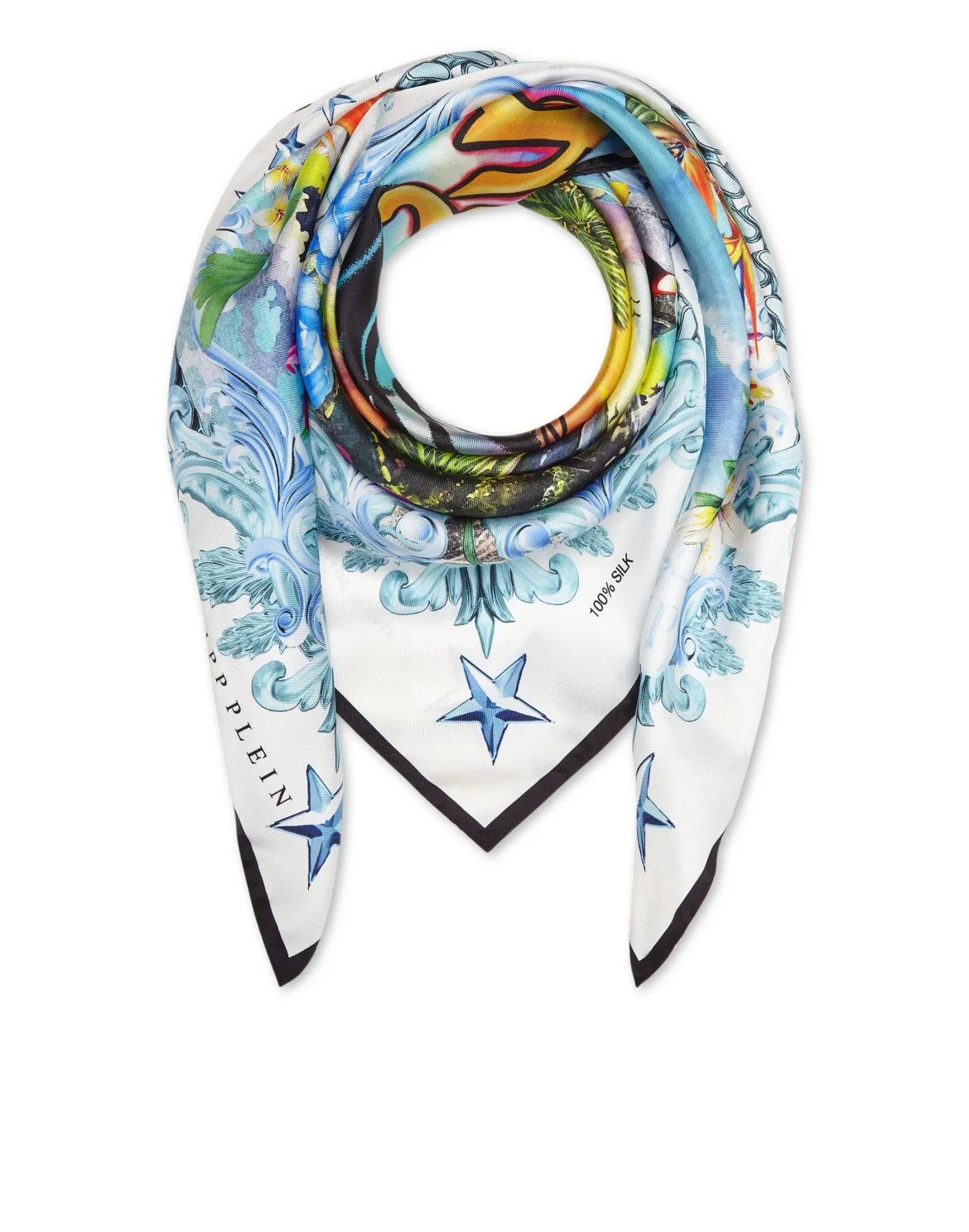 Silk Foulard 90x90 Hawaii, цвет: Мультиколор