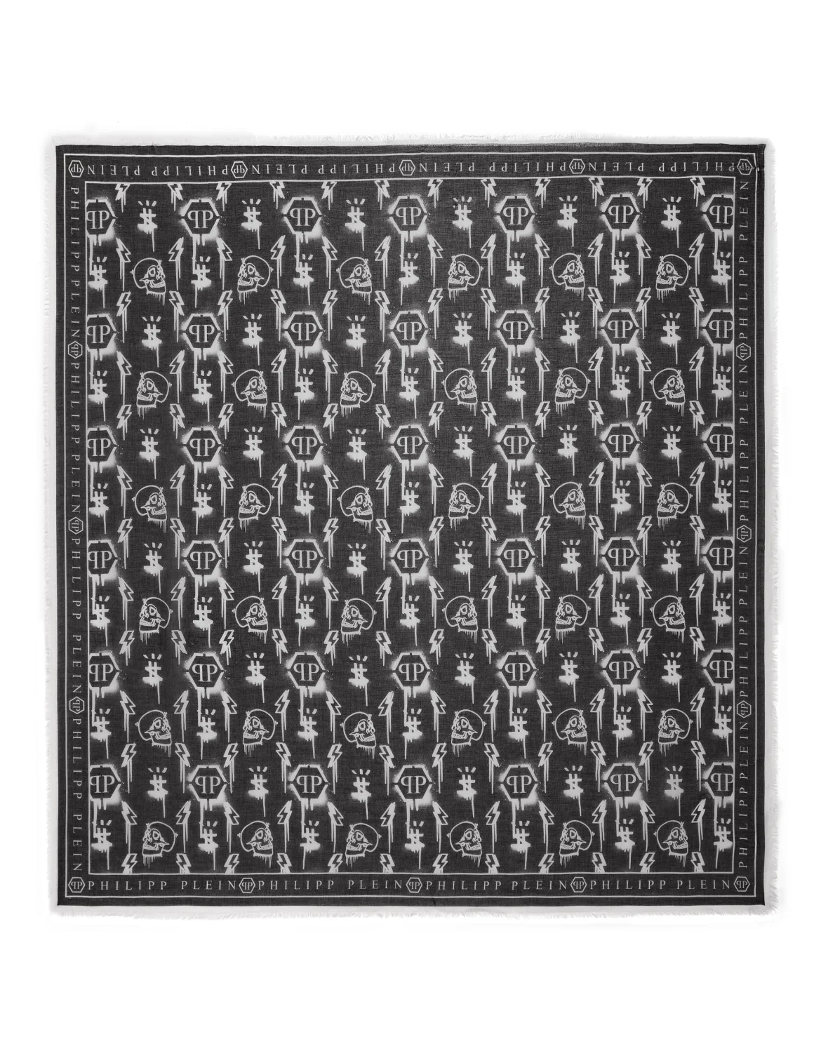 Pashmina Shawl 140x140 Monogram, цвет: Черный