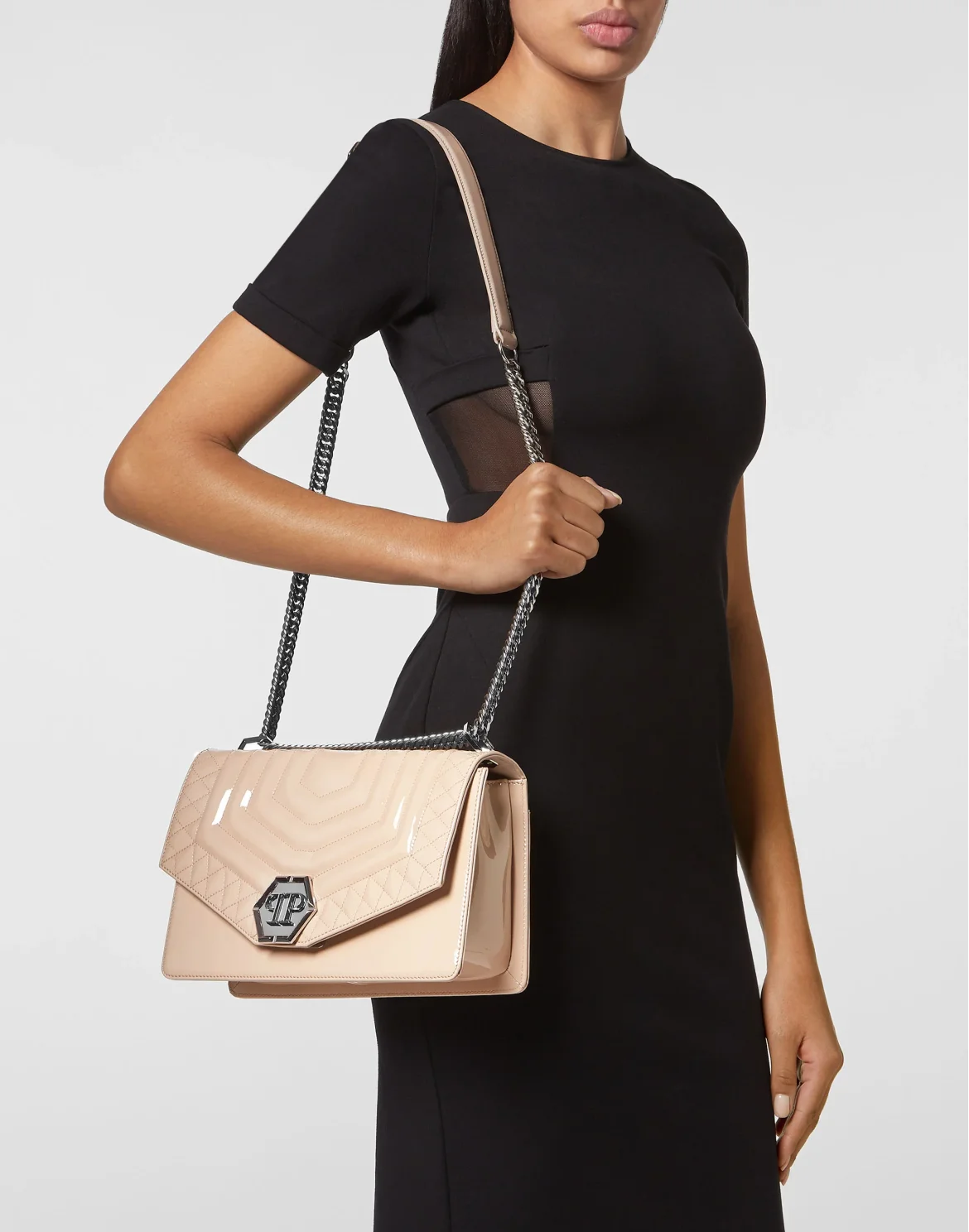 Shoulder Bag Hexagon, цвет: Бежевый