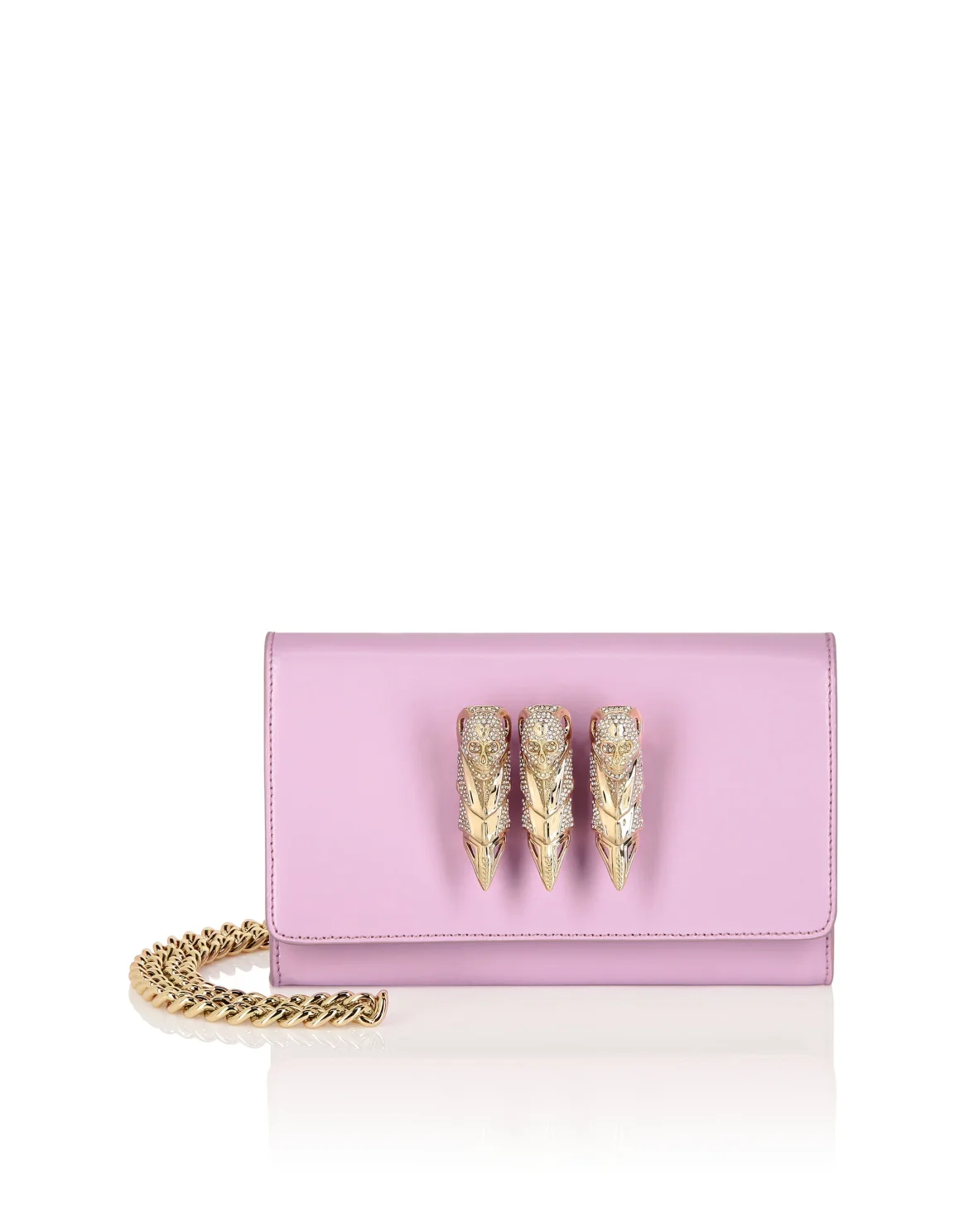 Claw Clutch with Crystals, цвет: Розовый