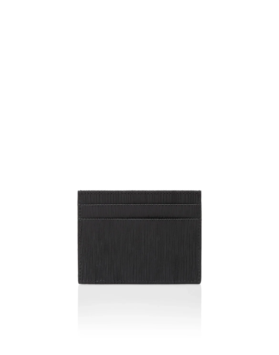 Leather Credit Cards Holder Monogram, цвет: Черный