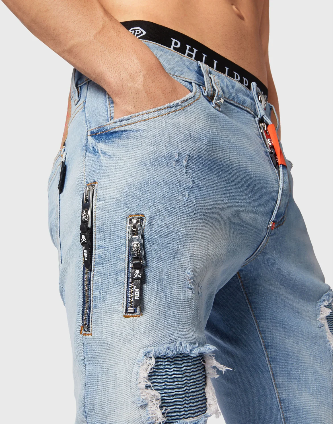Denim Trousers Super Straight Cut, цвет: Синий
