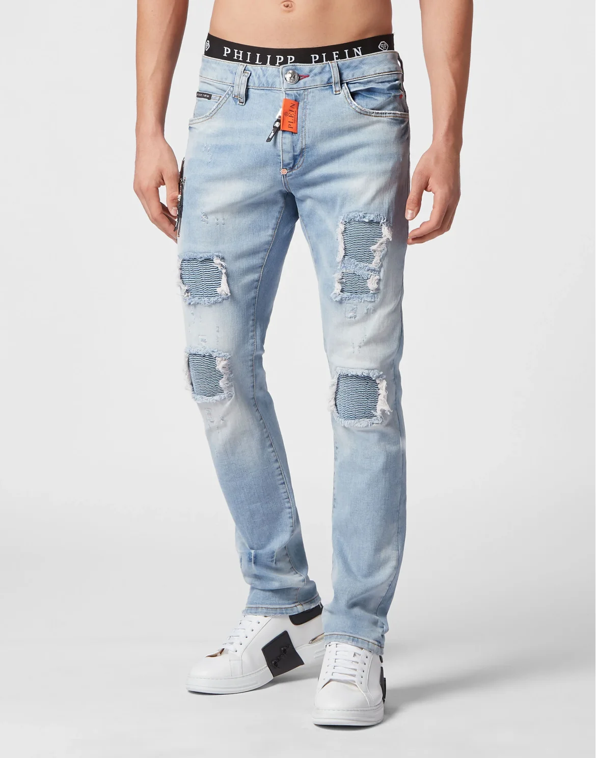 Denim Trousers Super Straight Cut, цвет: Синий