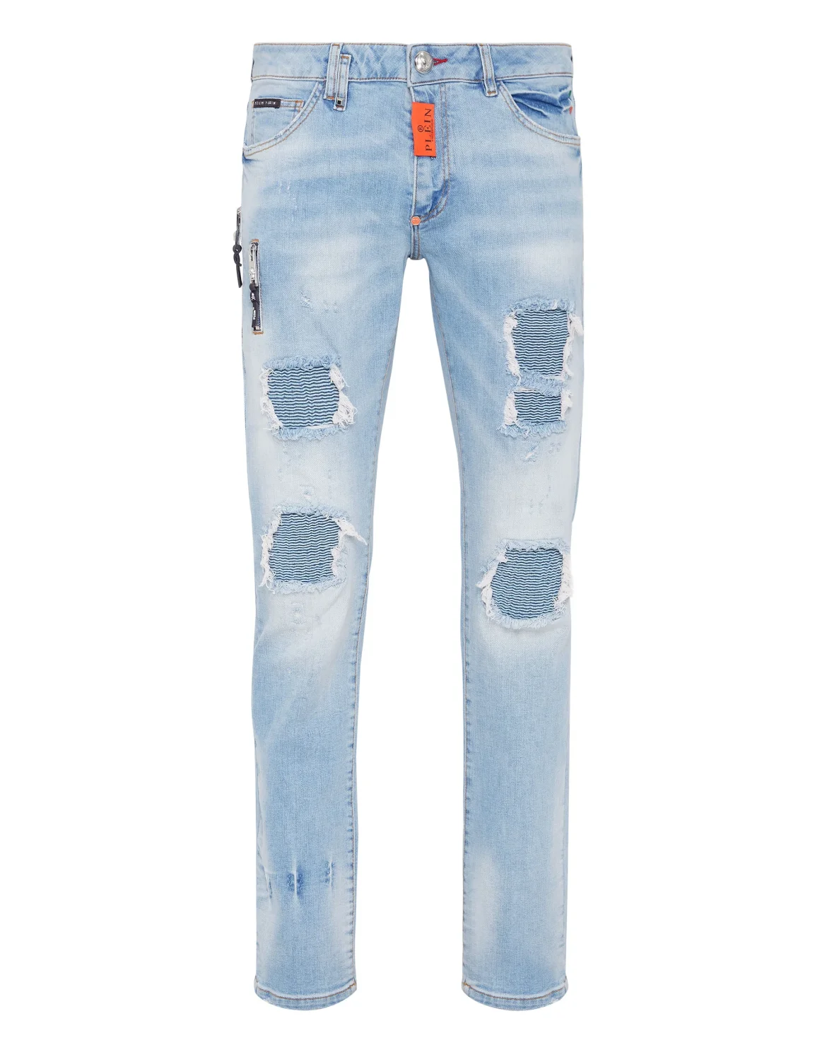 Denim Trousers Super Straight Cut, цвет: Синий