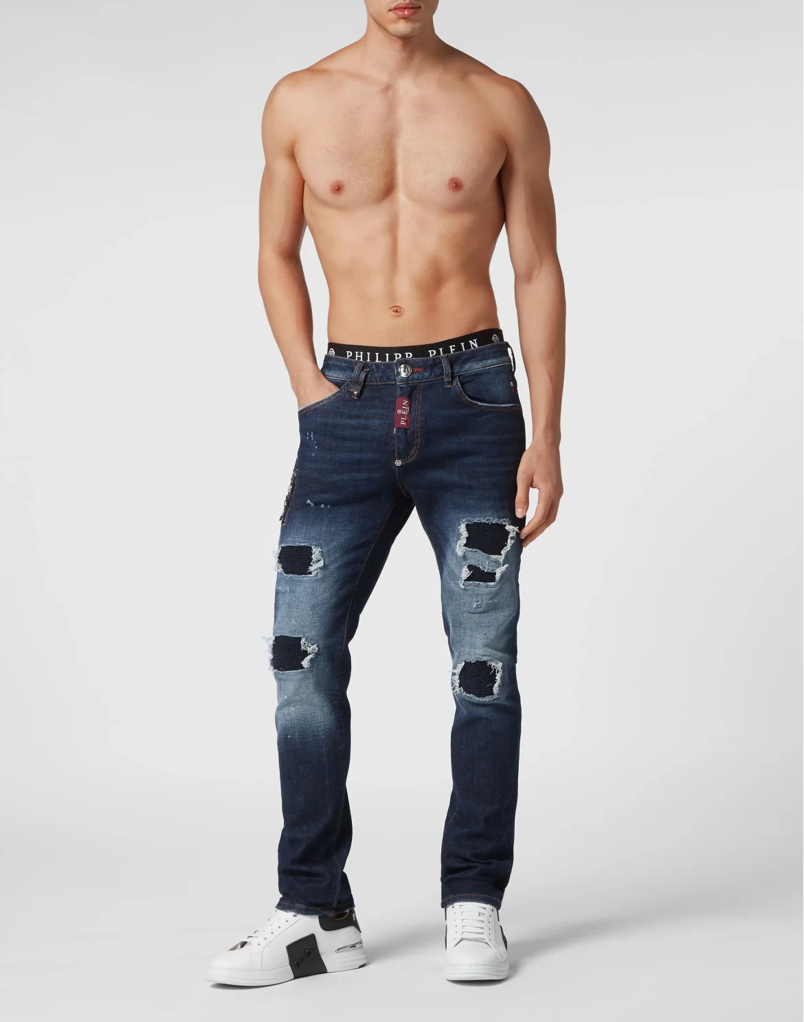 Denim Trousers Super Straight Cut, цвет: Синий