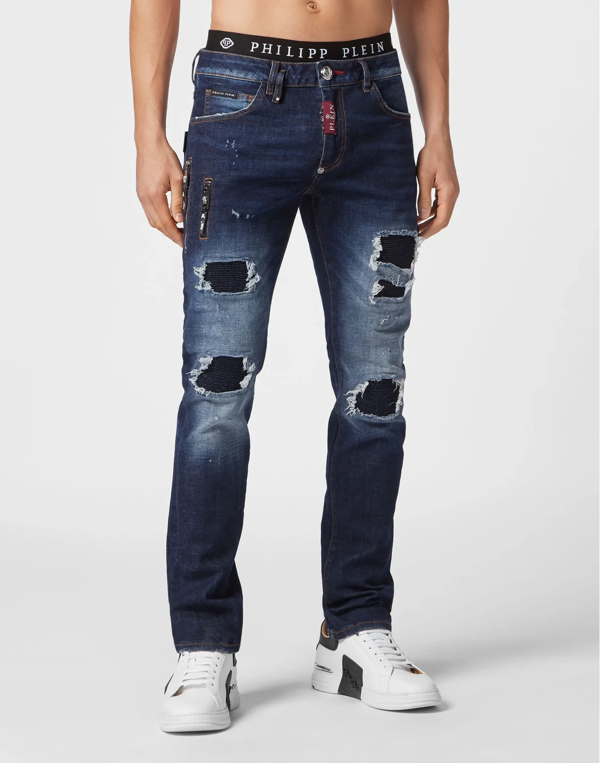 Denim Trousers Super Straight Cut, цвет: Синий