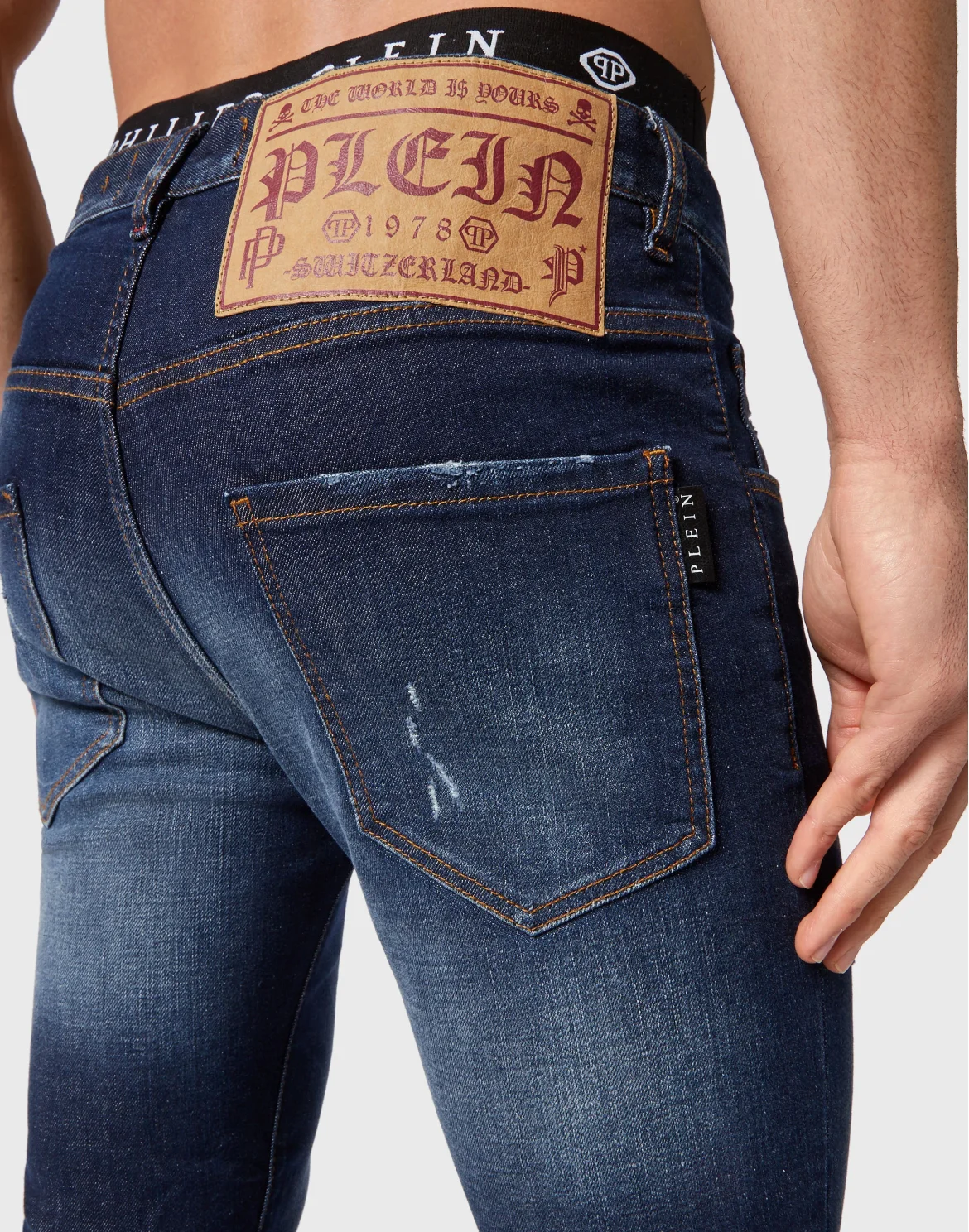 Denim Trousers Skinny, цвет: Синий