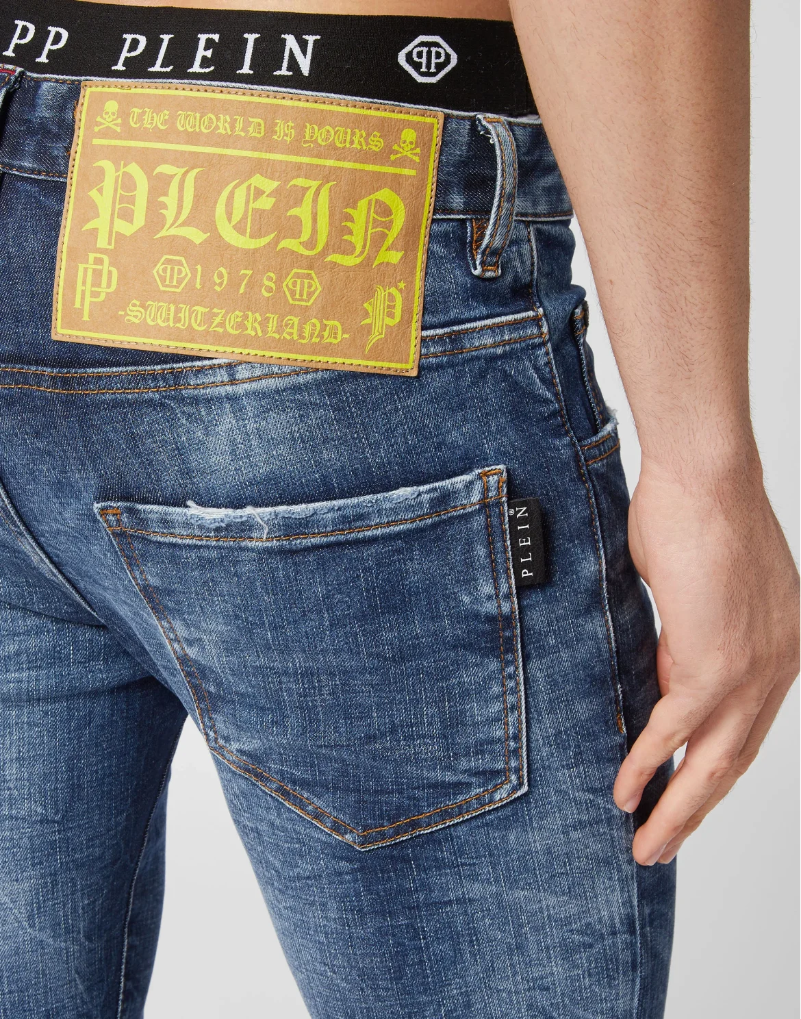 Denim Trousers Skinny, цвет: Синий