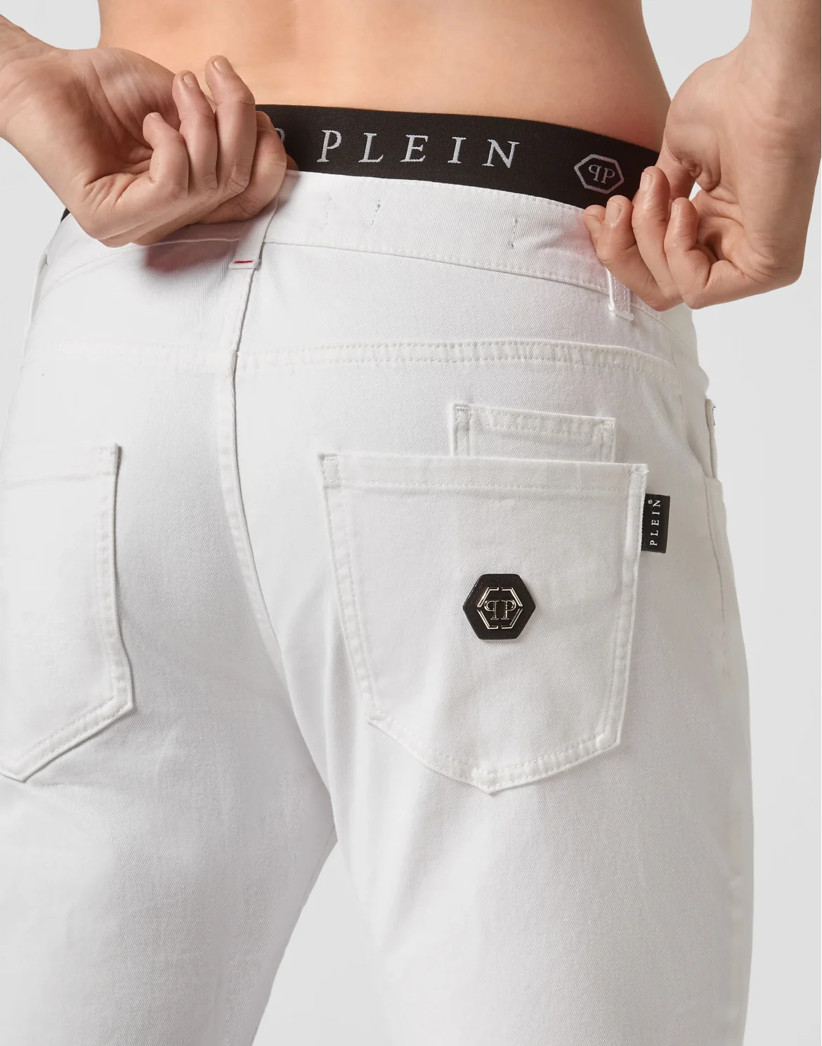 Denim Trousers Super Straight, цвет: Белый