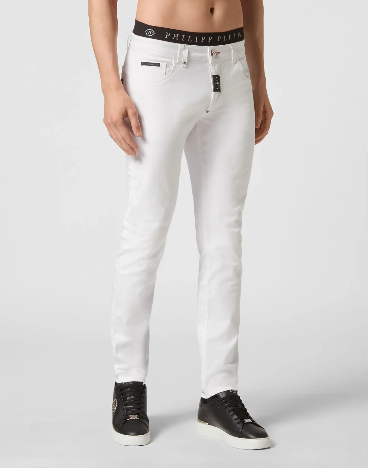 Denim Trousers Super Straight, цвет: Белый
