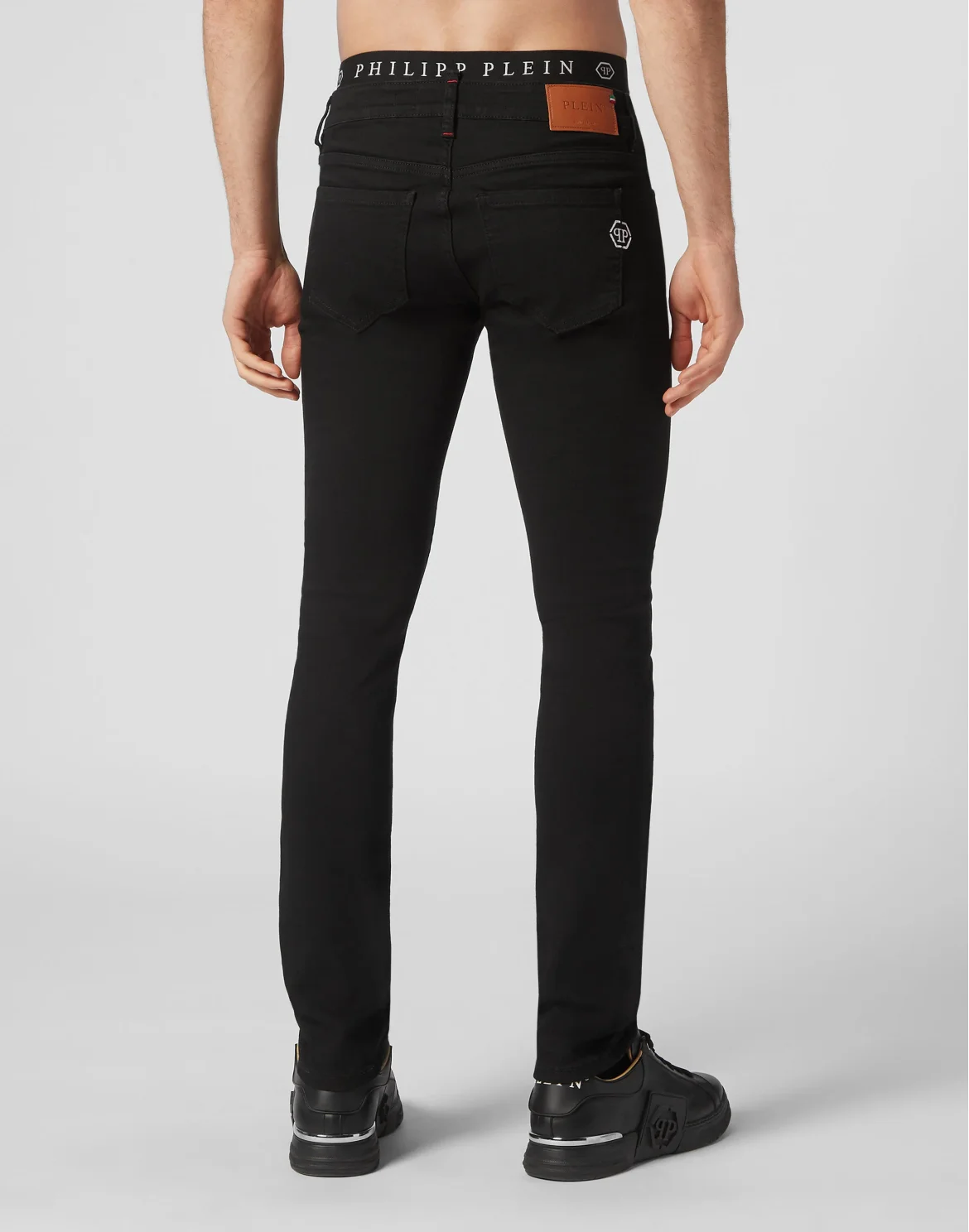 Denim Trousers Super fit Hexagon, цвет: Черный