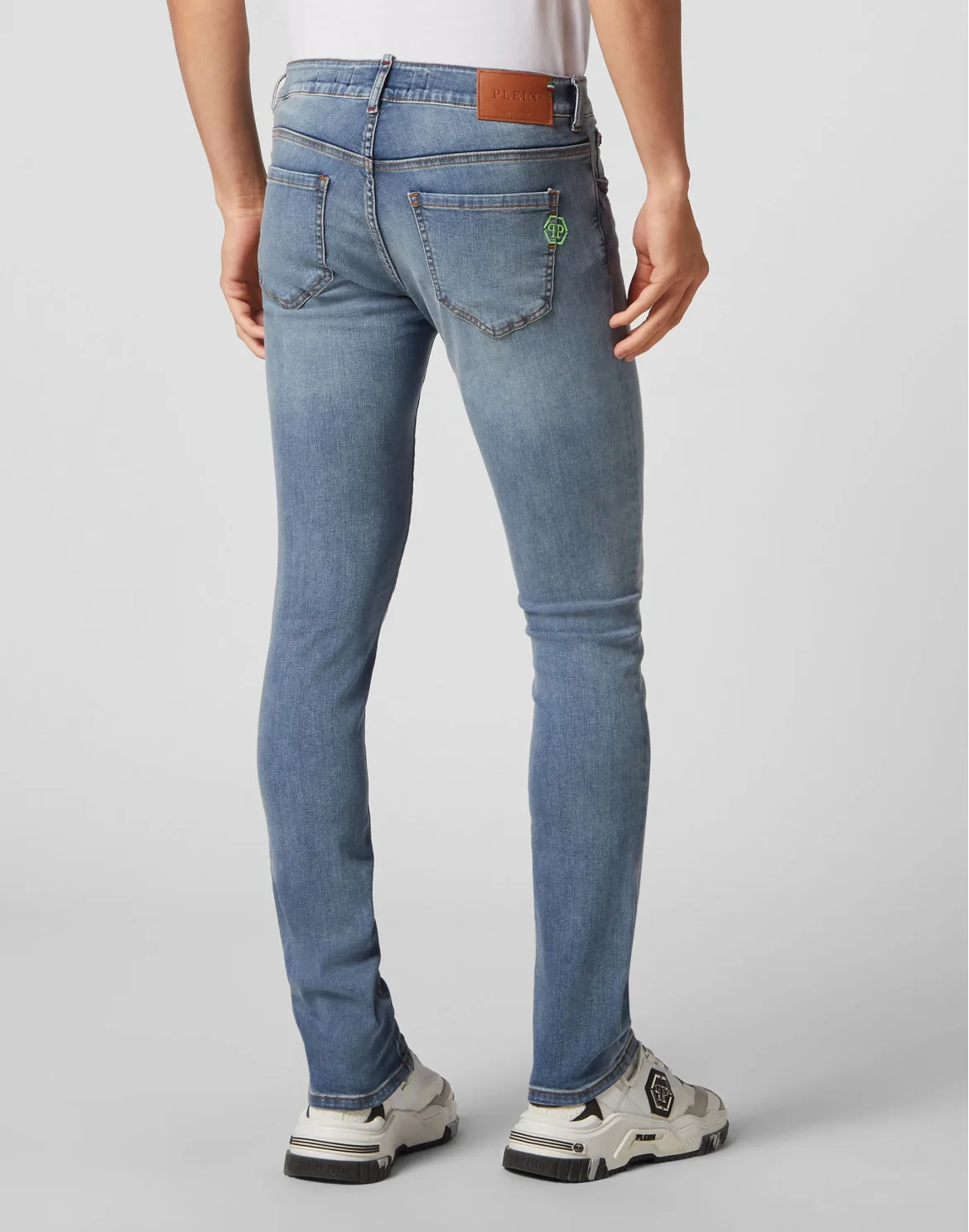 Denim Trousers Super fit Hexagon, цвет: Синий