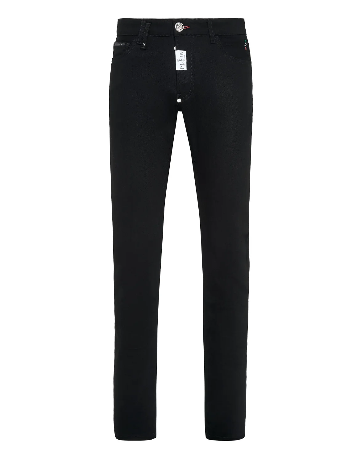 Denim Trousers Super Straight Cut Premium Hexagon, цвет: Черный