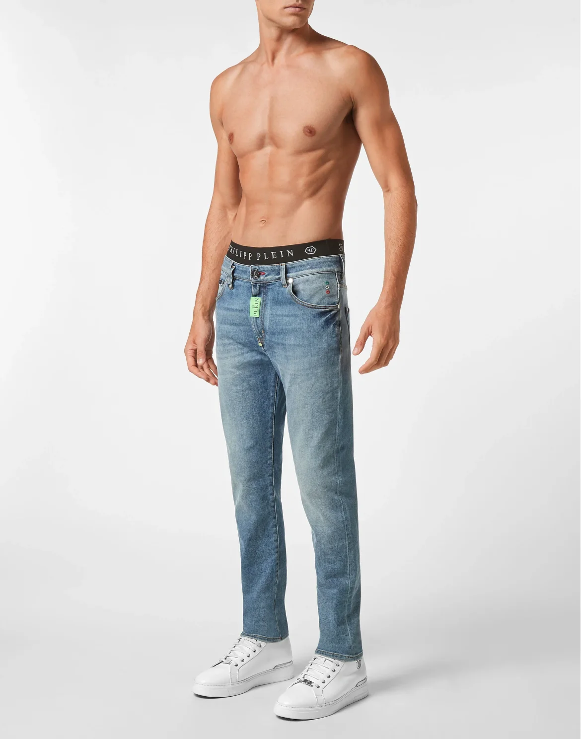 Denim Trousers Detroit Fit Hexagon, цвет: Синий