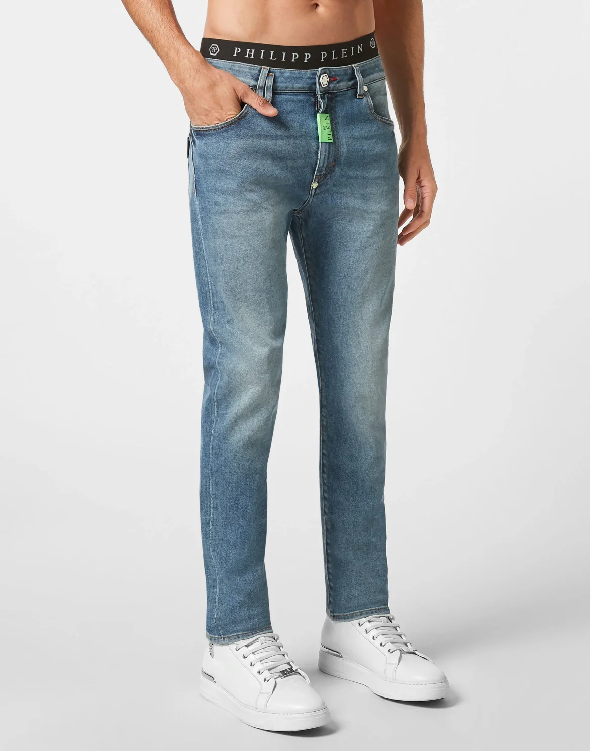 Denim Trousers Detroit Fit Hexagon, цвет: Синий