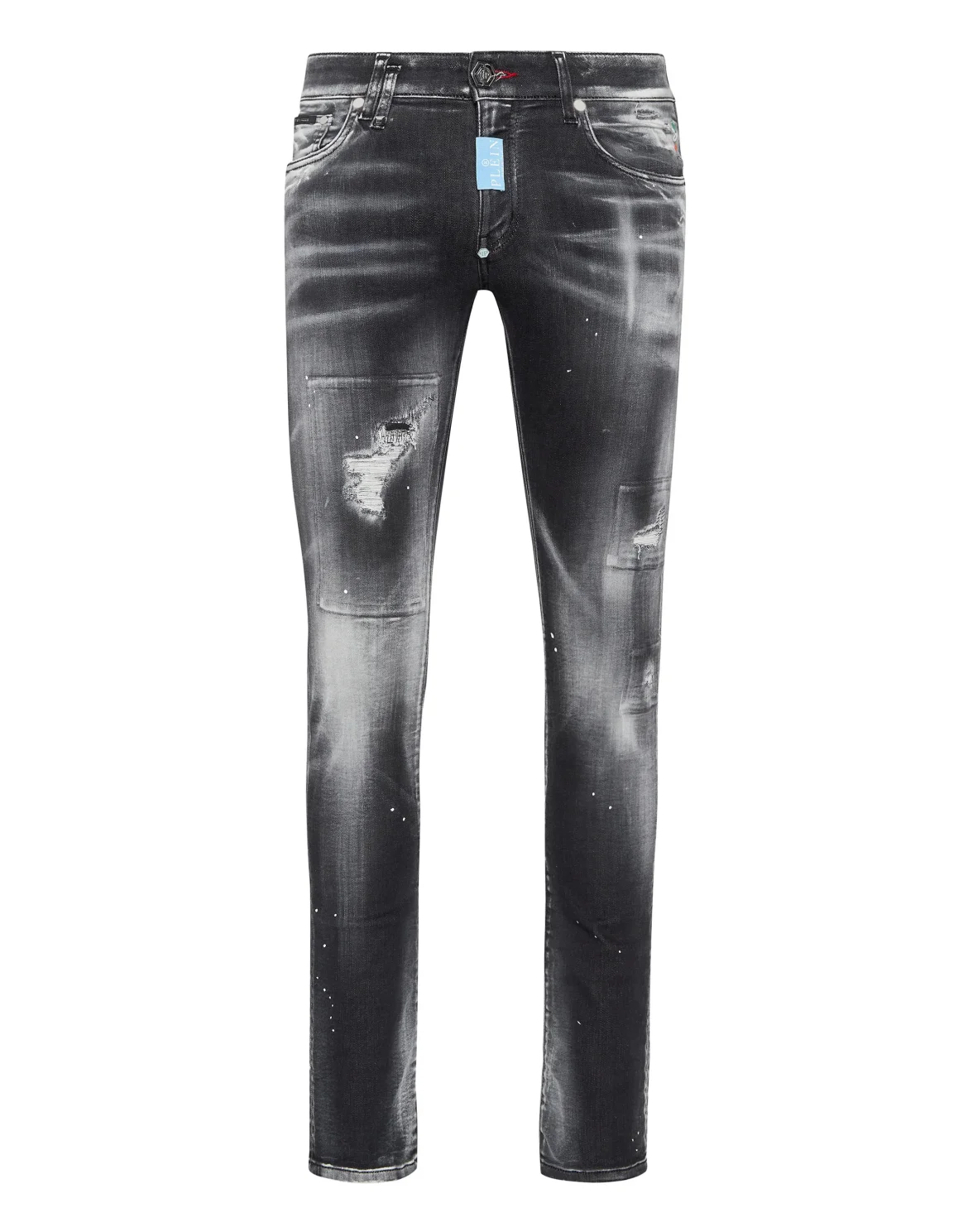 Denim Trousers Super Fit Hexagon, цвет: Черный