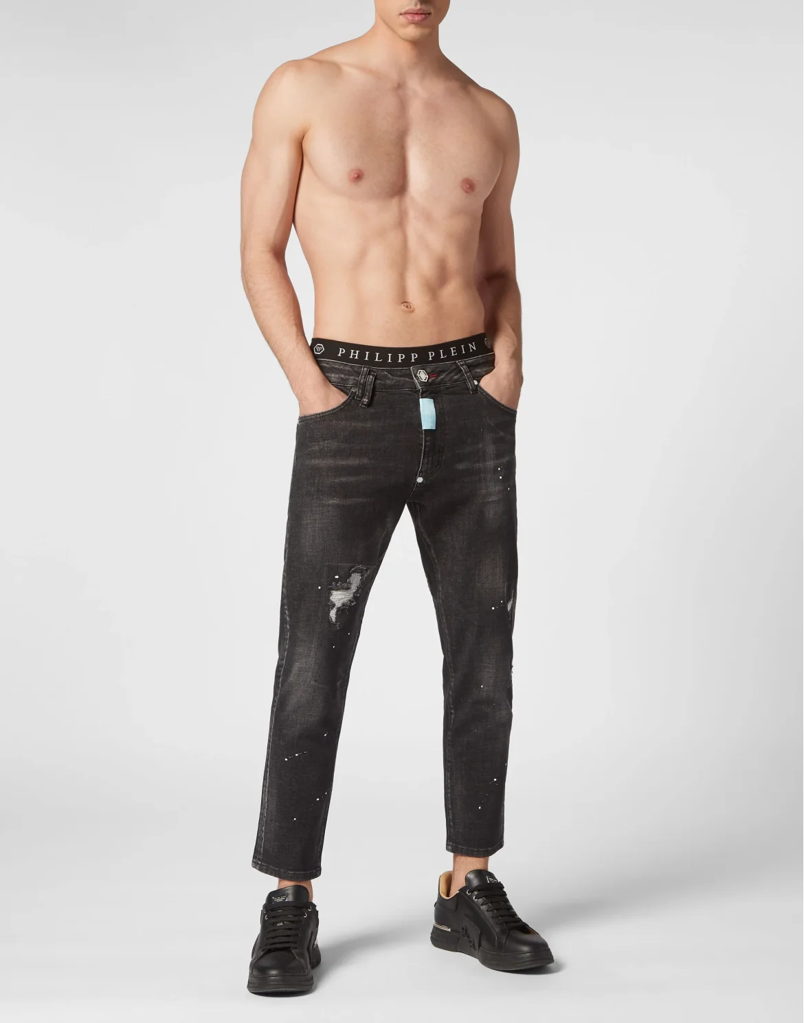 Denim Trousers Detroit Fit Hexagon, цвет: Черный