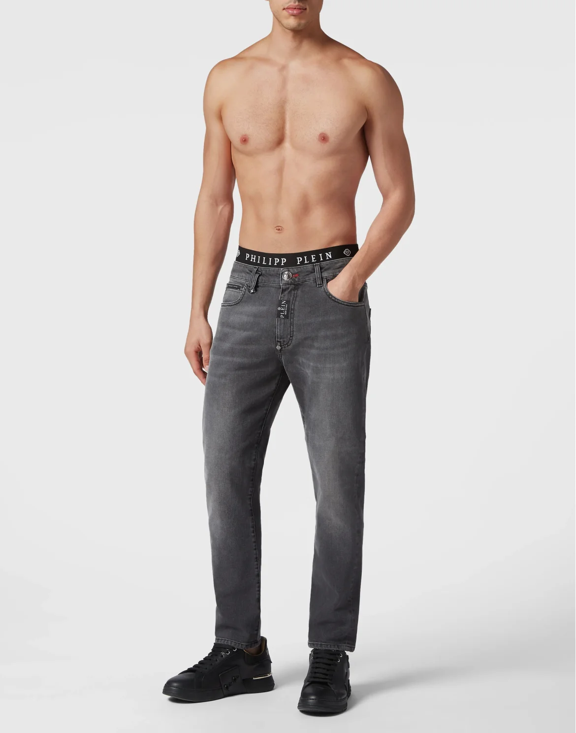 Denim Trousers Detroit Fit, цвет: Черный