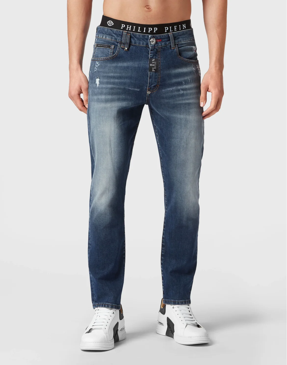 Denim Trousers Detroit Fit, цвет: Синий