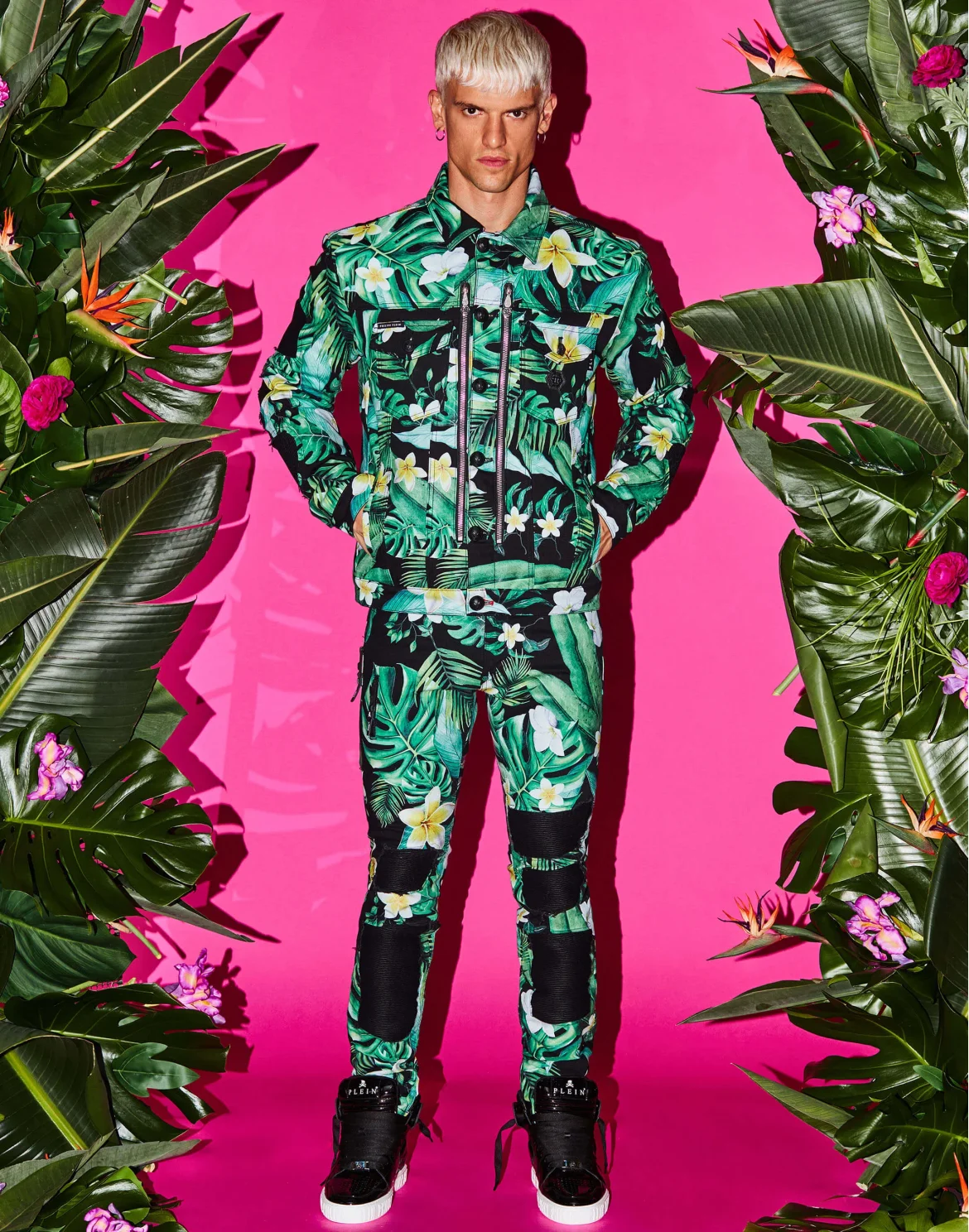 Denim Trousers Biker Fit Hawaii, цвет: Черный