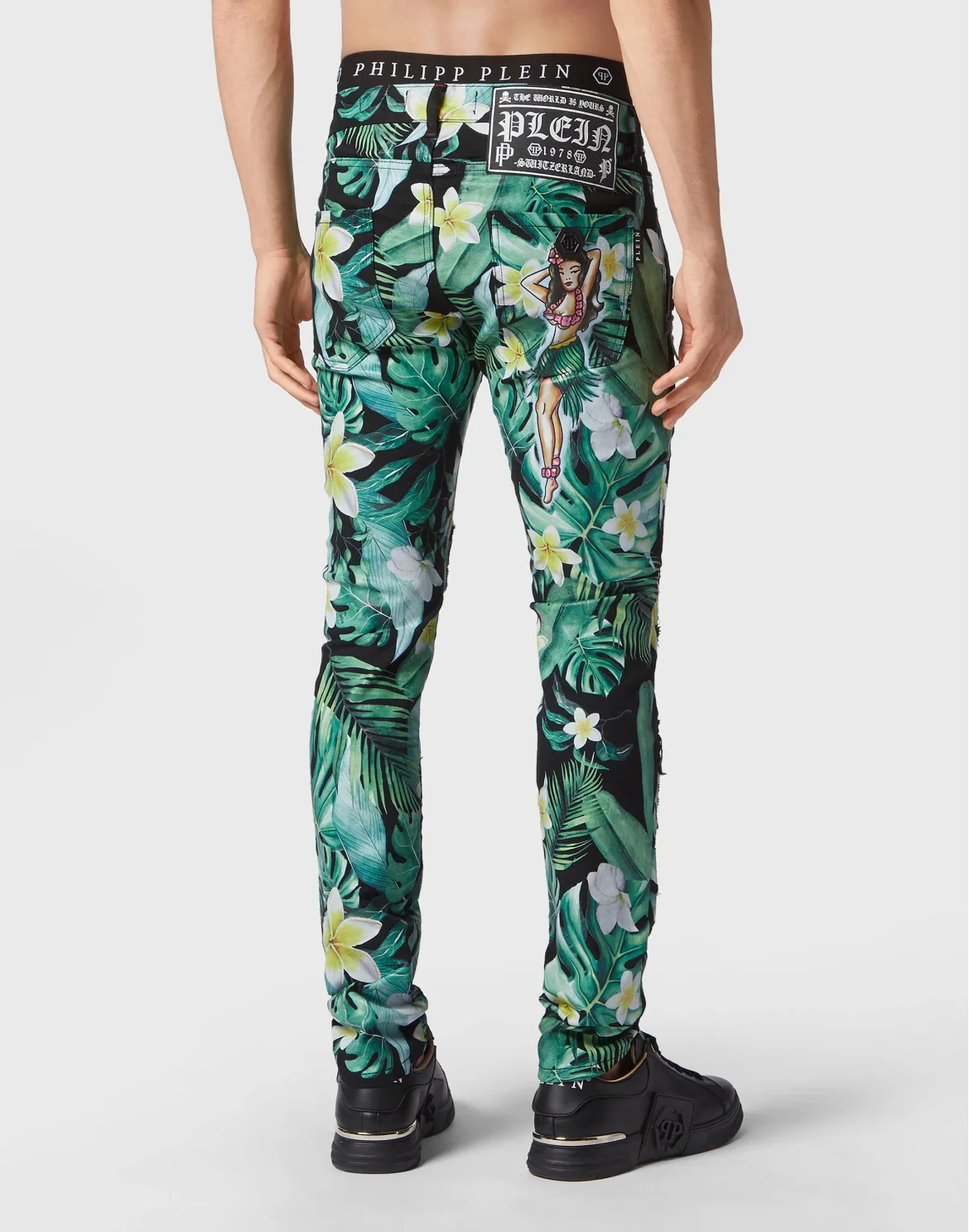 Denim Trousers Biker Fit Hawaii, цвет: Черный