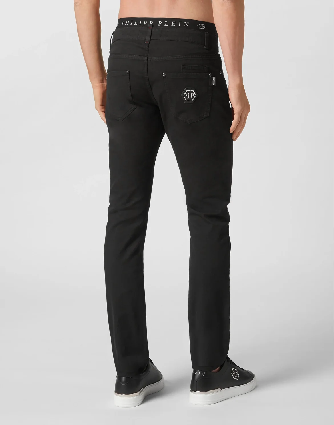 Denim Trousers Super Straight Cut "Premium", цвет: Черный
