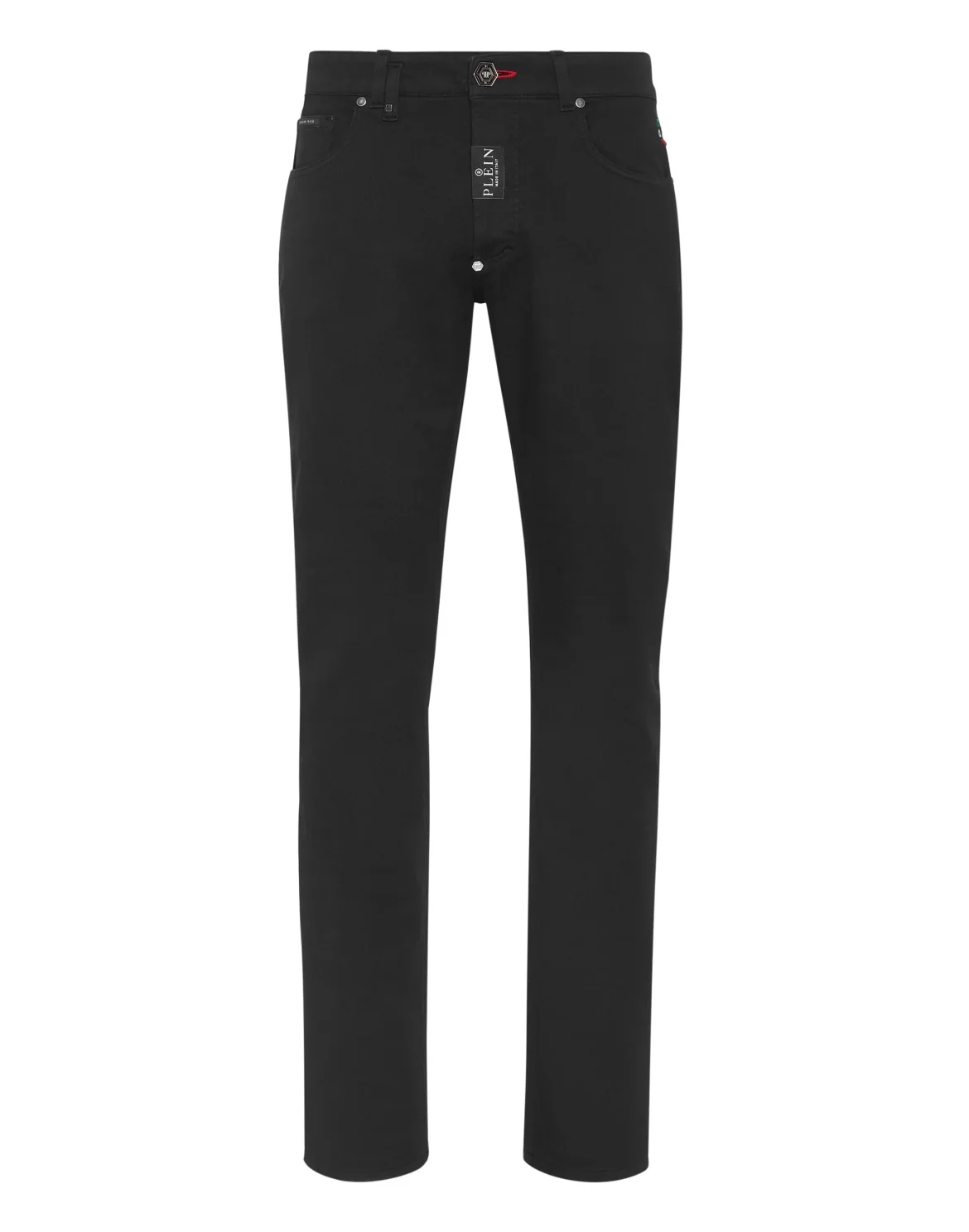 Denim Trousers Super Straight Cut "Premium", цвет: Черный