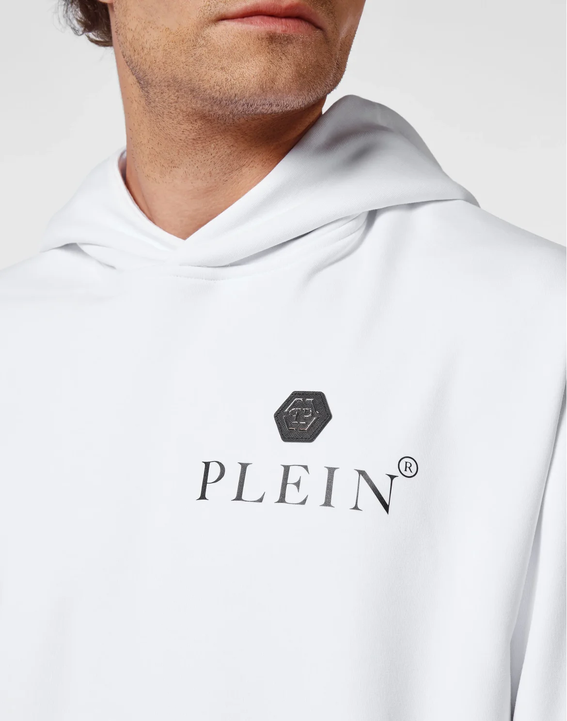 Hoodie Sweatshirt Hexagon, цвет: Белый