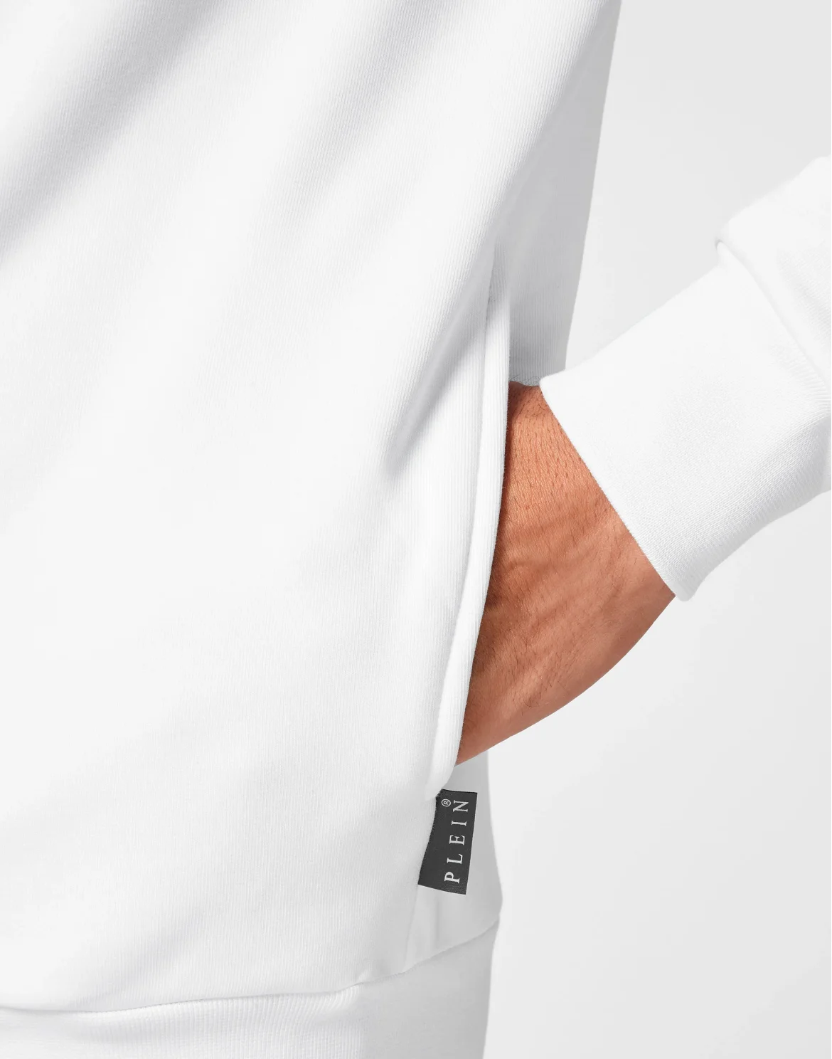 Hoodie Sweatjacket Hexagon, цвет: Белый