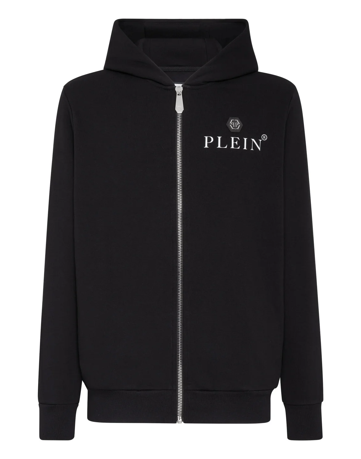 Hoodie Sweatjacket Hexagon, цвет: Черный
