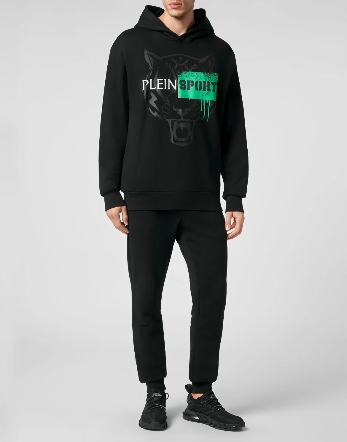 Hoodie Sweatshirt Tiger, цвет: Черный