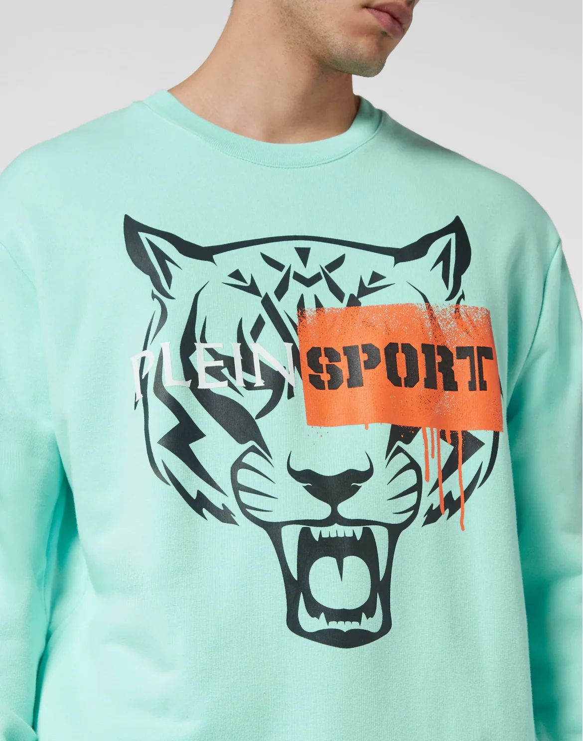 Sweatshirt Tiger, цвет: Бирюзовый