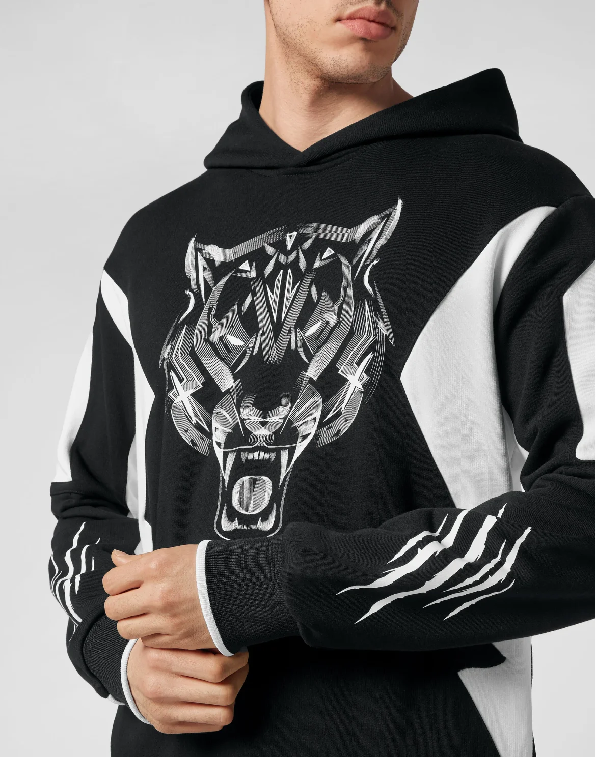 Hoodie sweatshirt Tiger, цвет: Белый