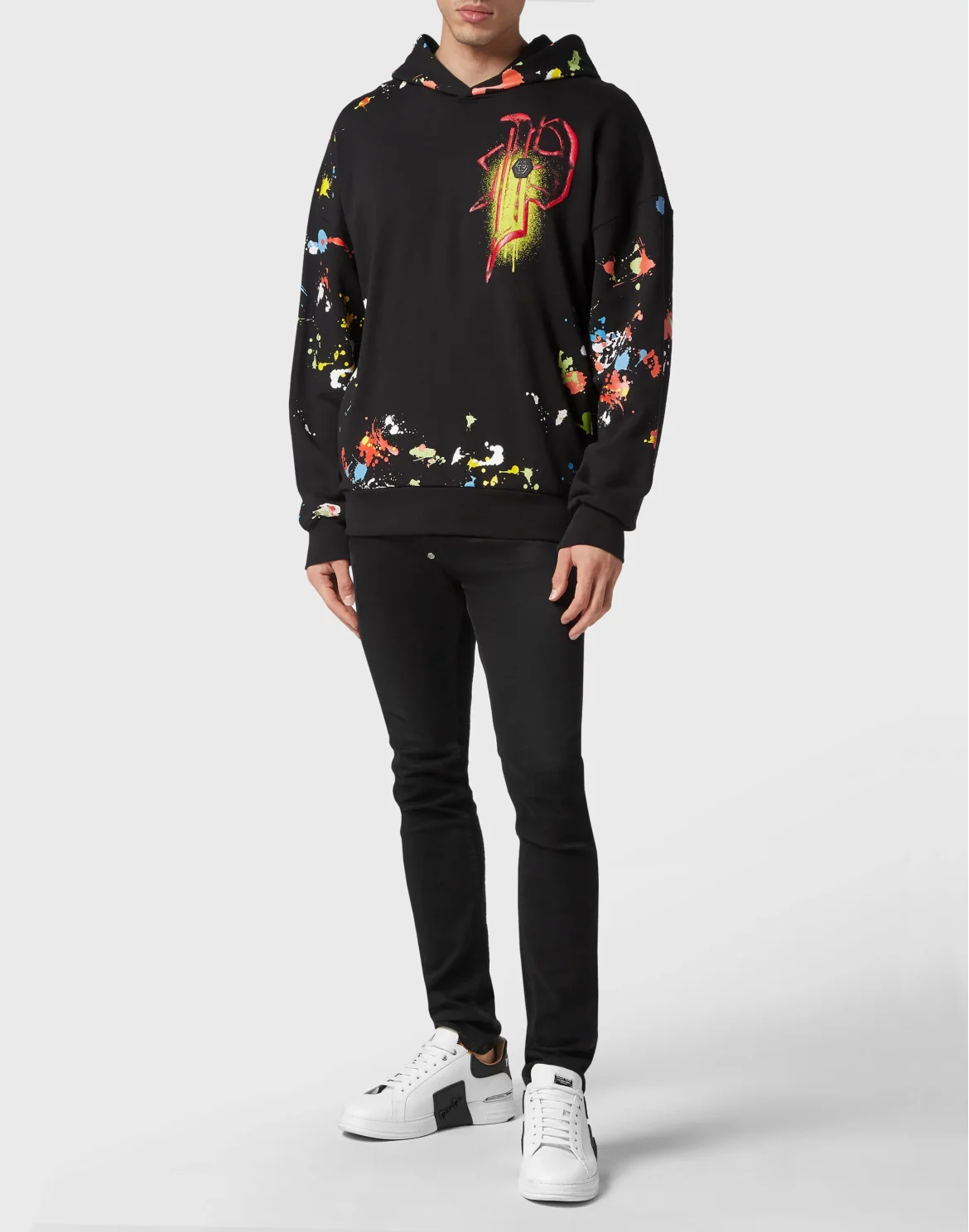 Hoodie sweatshirt Dripping Skull, цвет: Черный