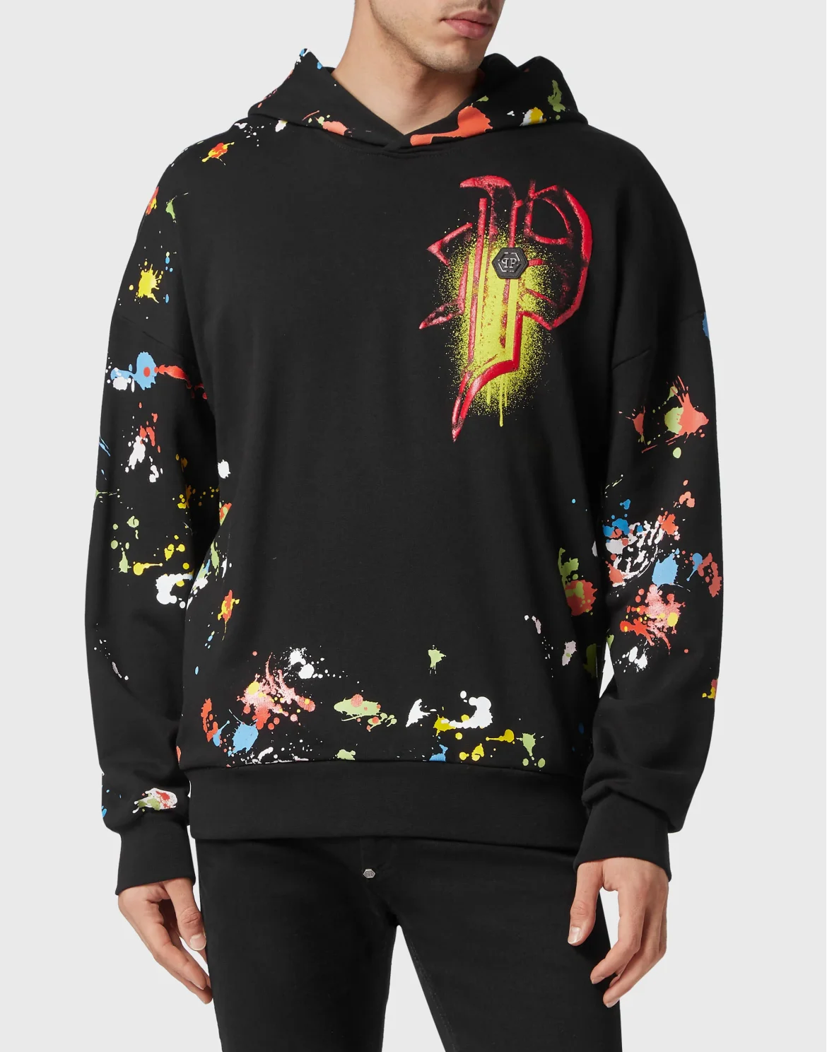 Hoodie sweatshirt Dripping Skull, цвет: Черный