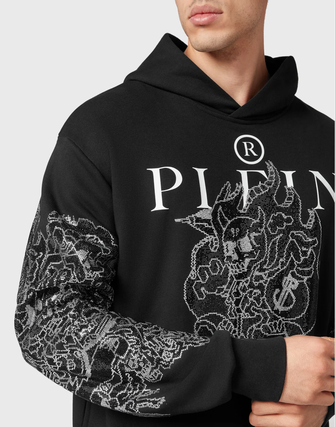 Hoodie sweatshirt Skully Gang, цвет: Черный