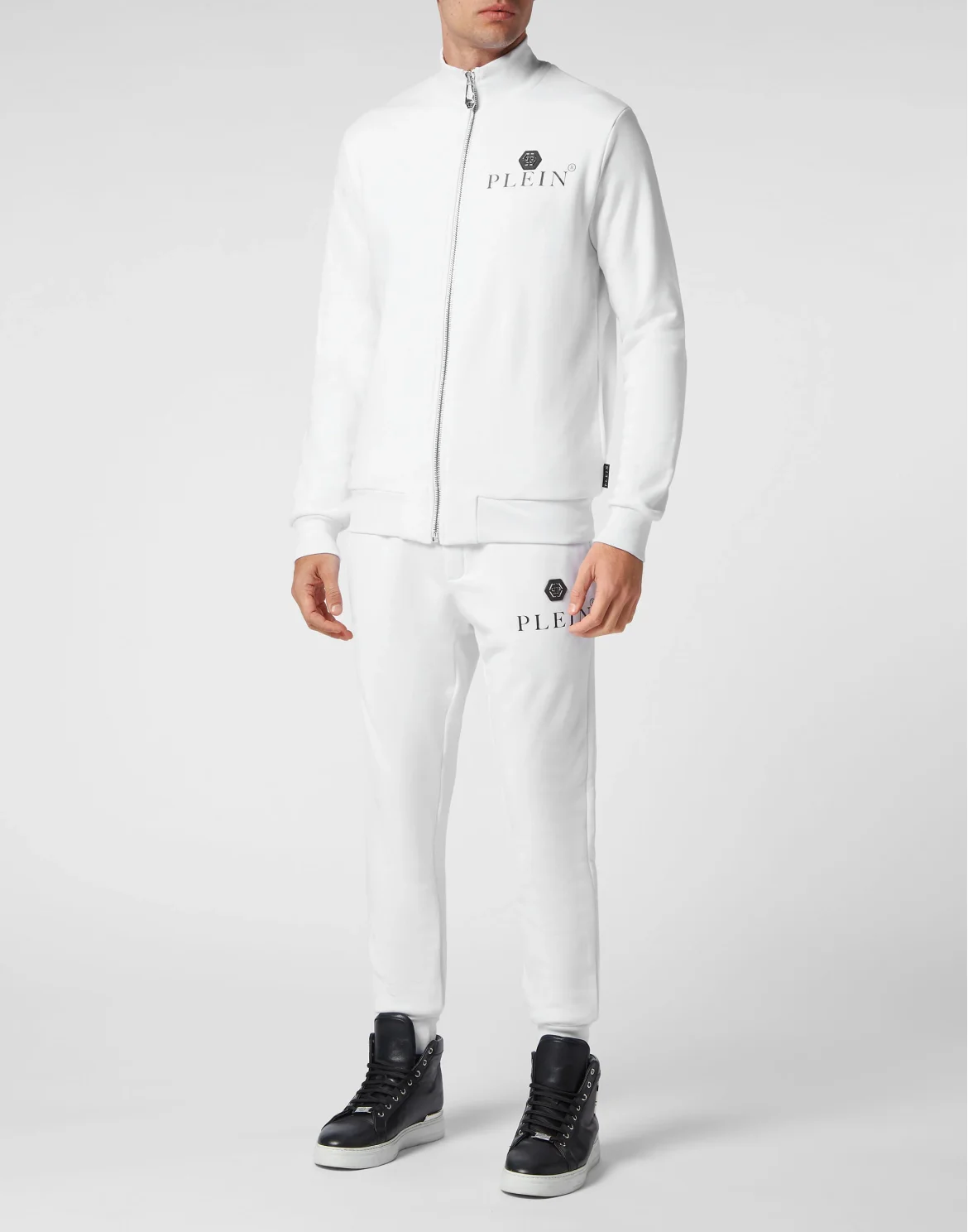 Jogging Tracksuit Top/Trousers Hexagon, цвет: Белый
