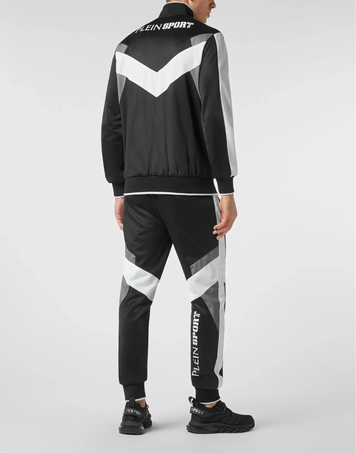 Jogging tracksuit:Top/Trousers, цвет: Черный