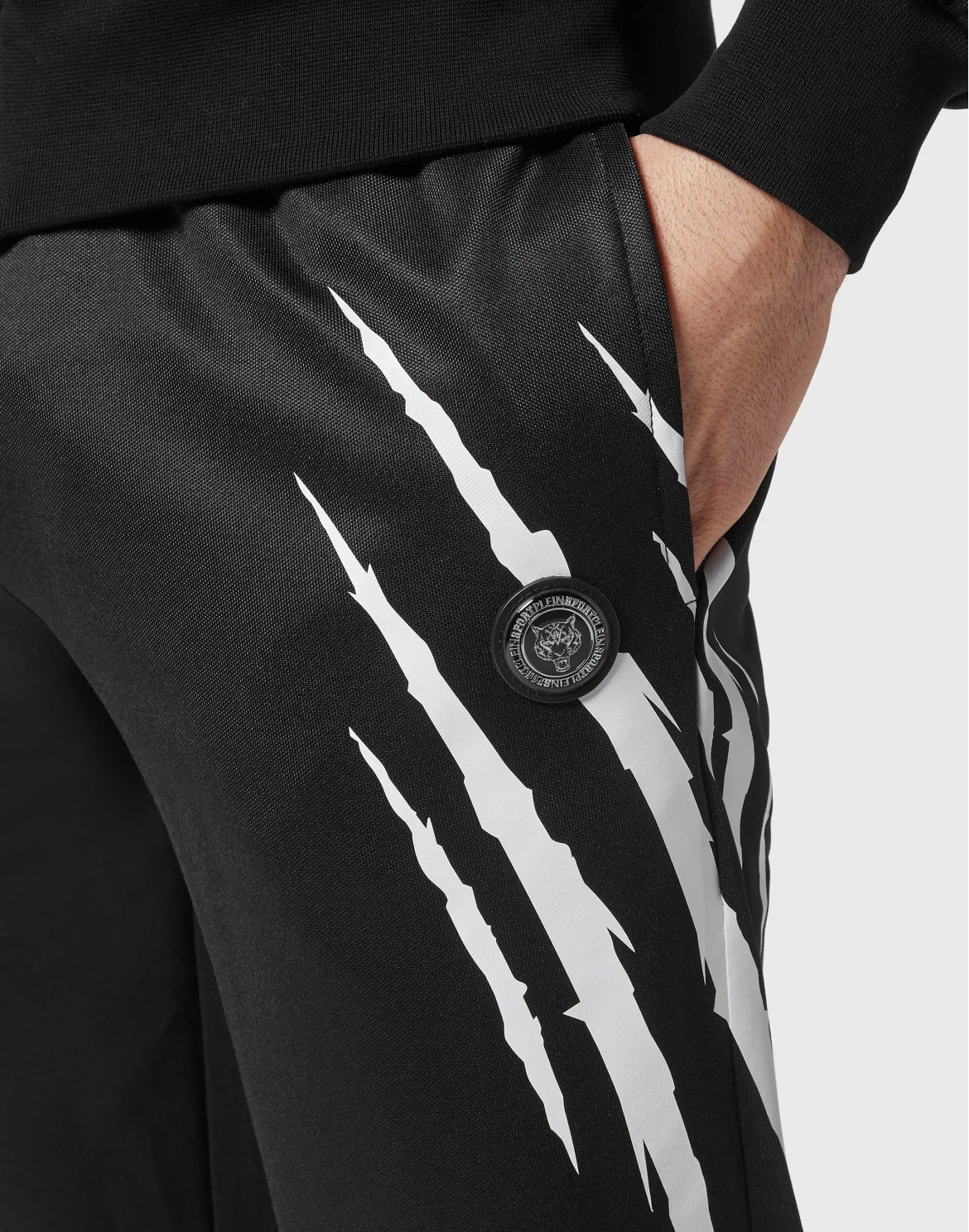 Jogging tracksuit:Top/Trousers Scratch, цвет: Черный