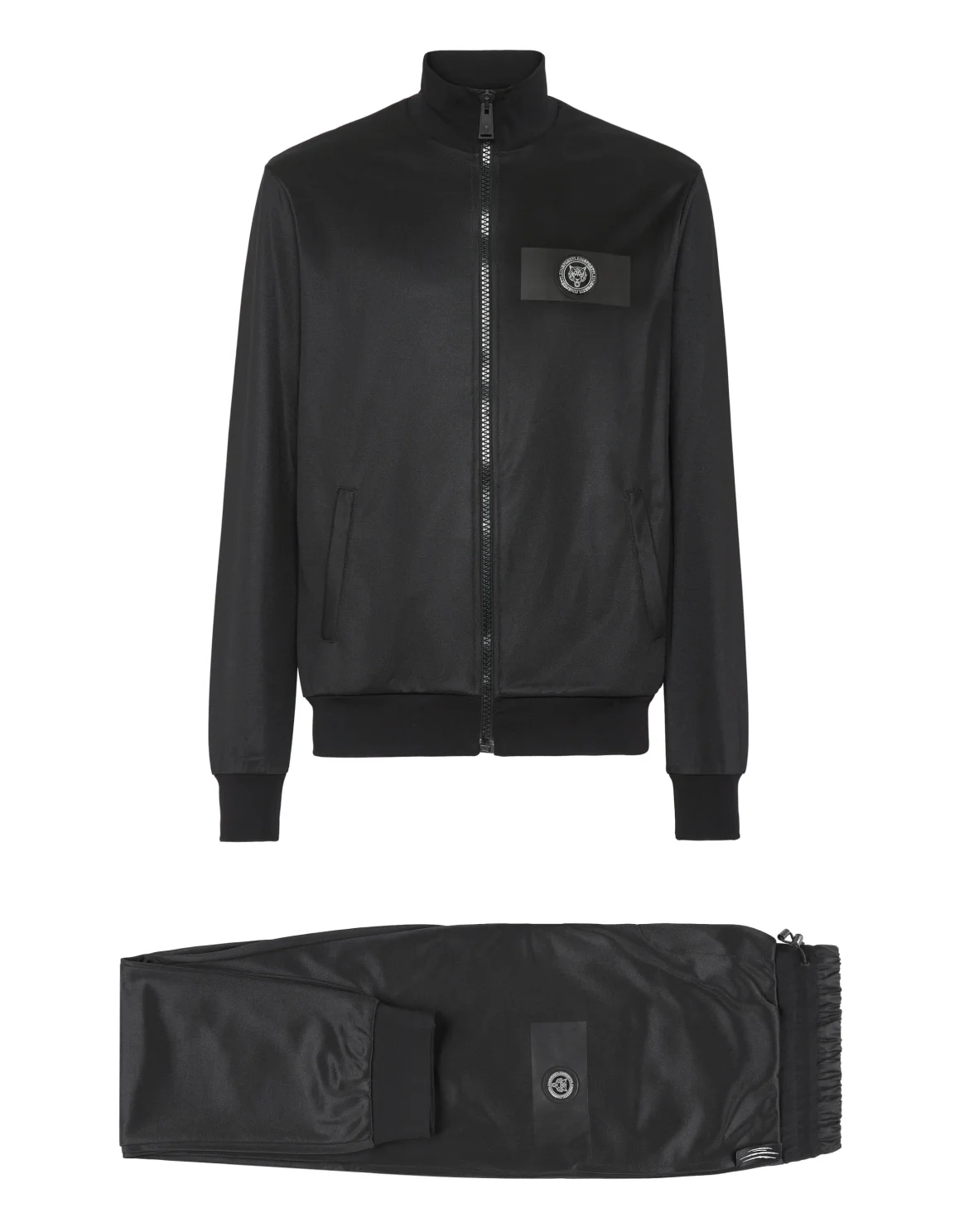 Jogging tracksuit:Top/Trousers, цвет: Черный