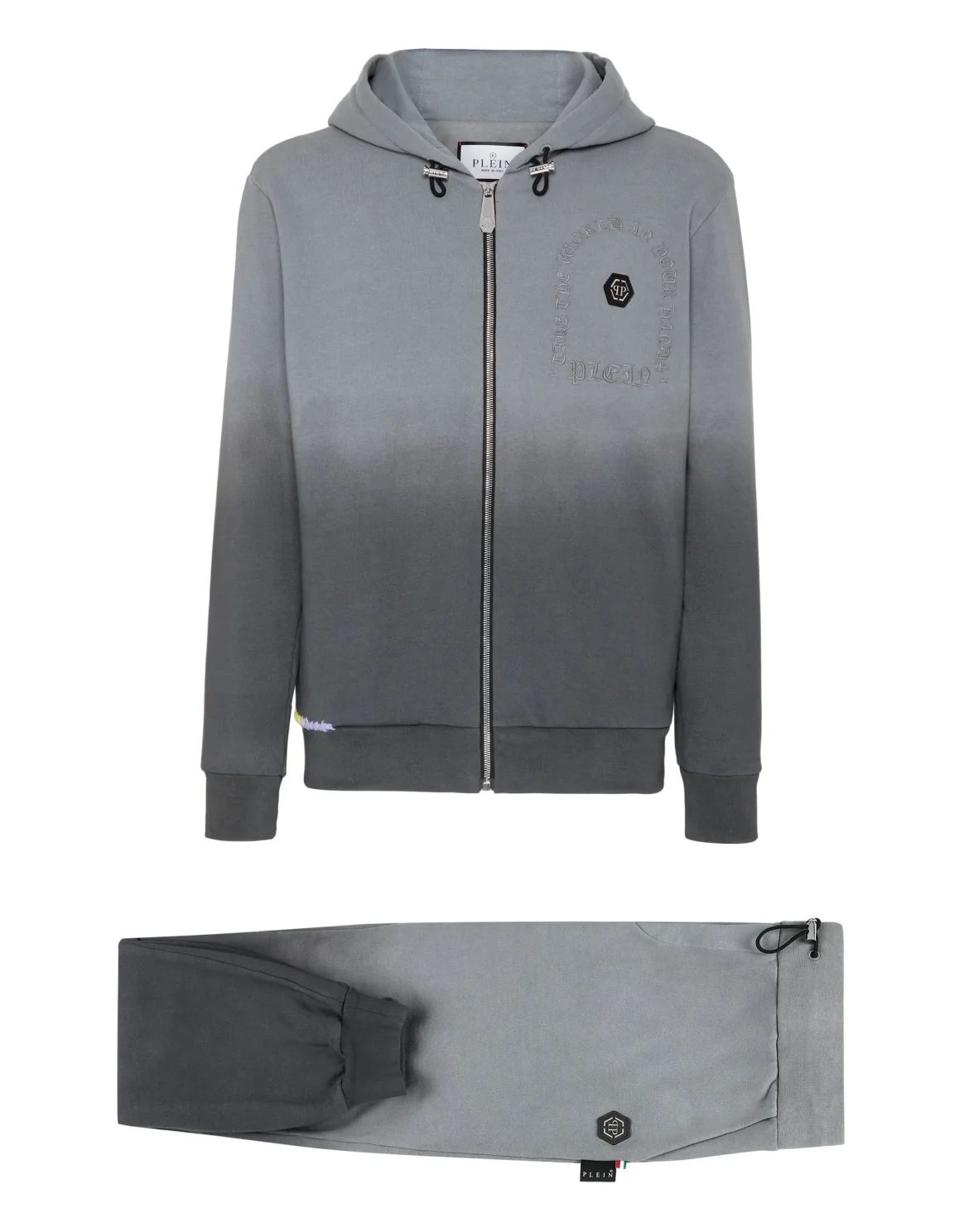 Jogging Tracksuit: Top/Trousers Gothic Plein, цвет: Черный