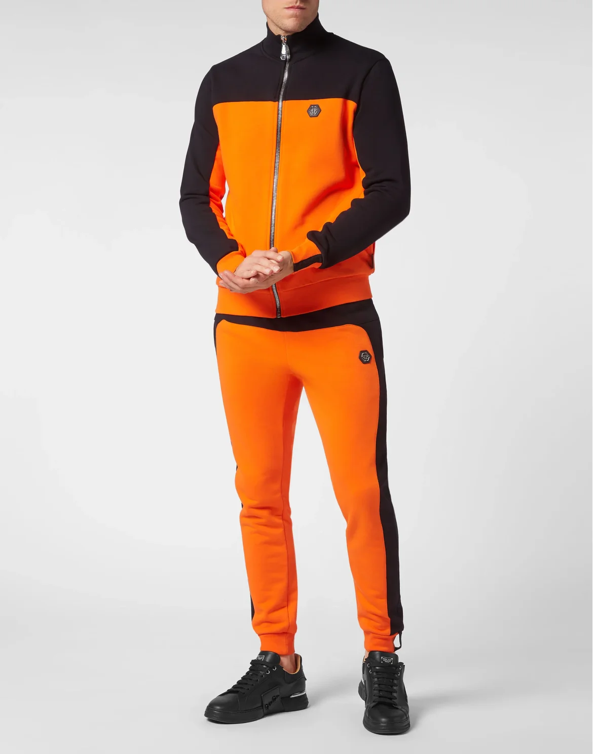 Jogging Tracksuit: Top/Trousers Gothic Plein, цвет: Черный