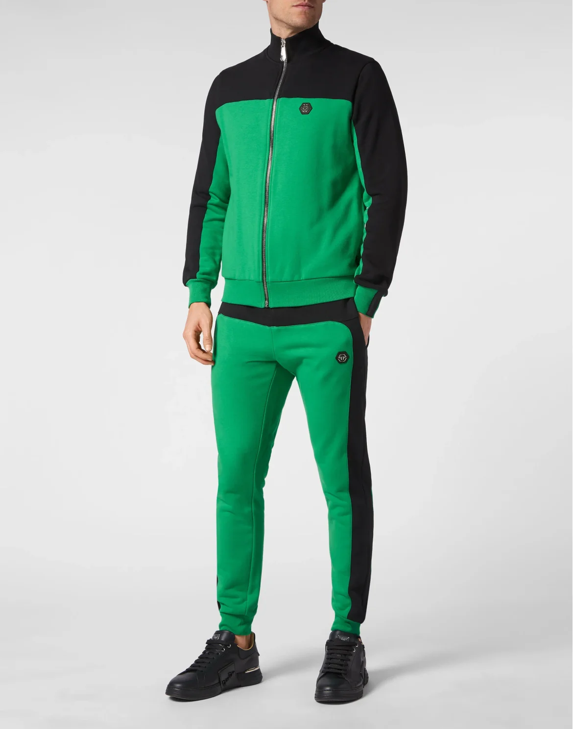 Jogging Tracksuit: Top/Trousers Gothic Plein, цвет: Зеленый