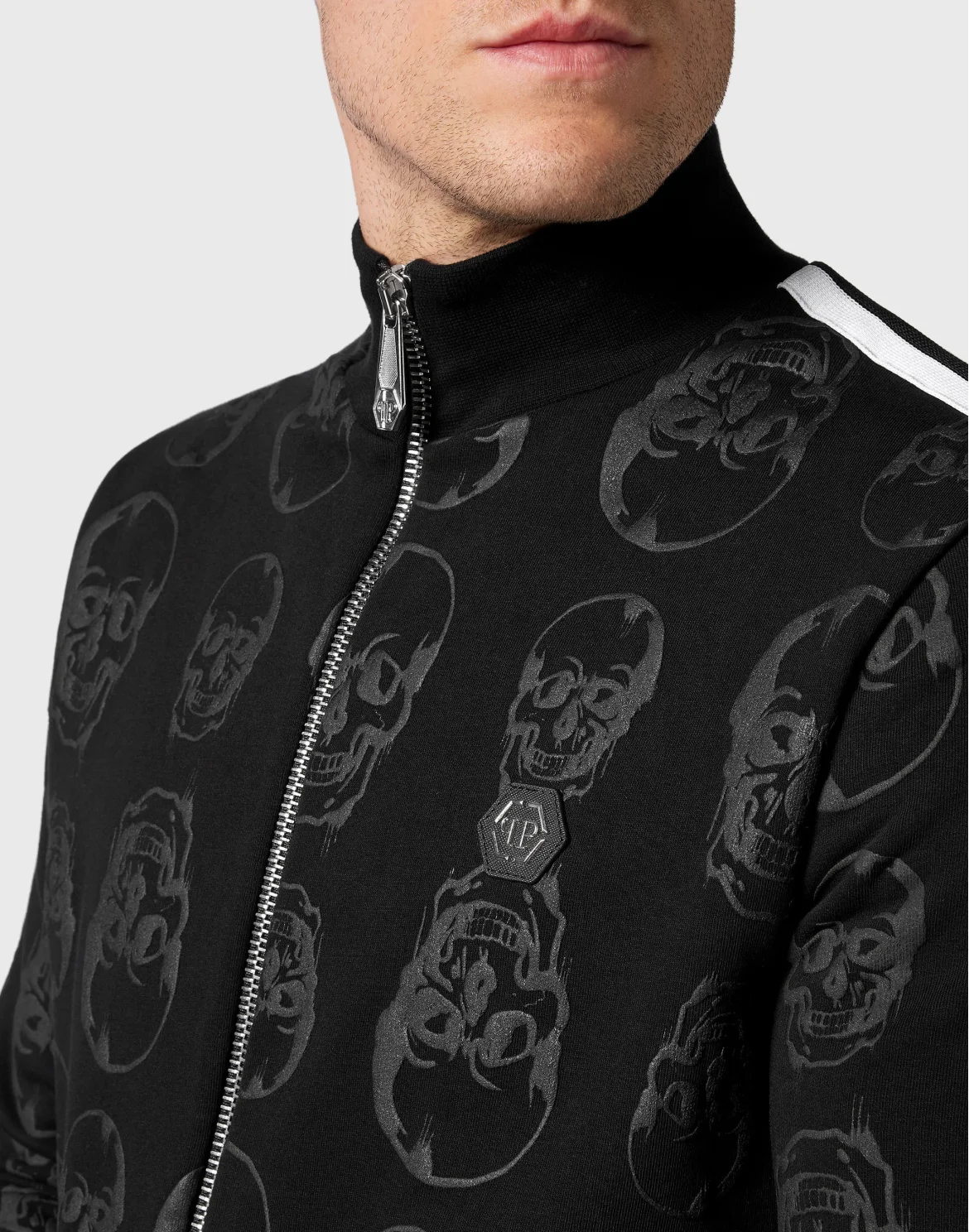 Jogging Tracksuit: Top/Trousers Skull, цвет: Черный