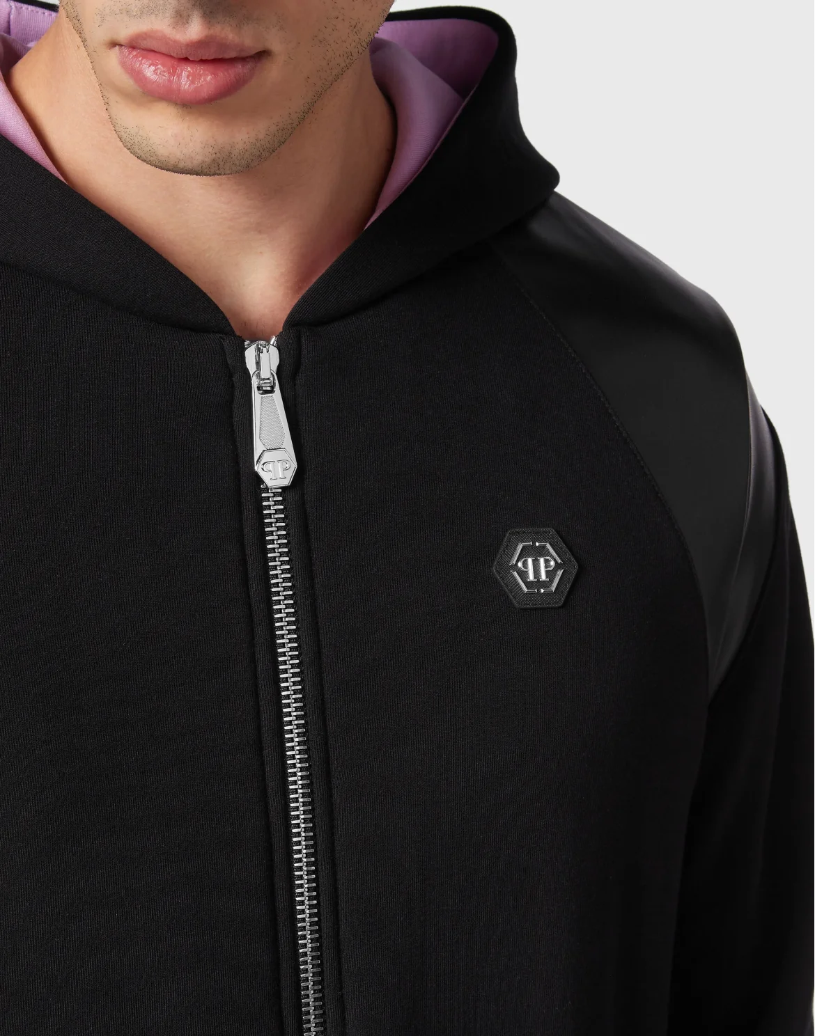 Jogging Tracksuit: Hoodie/Trousers Gothic Plein, цвет: Черный